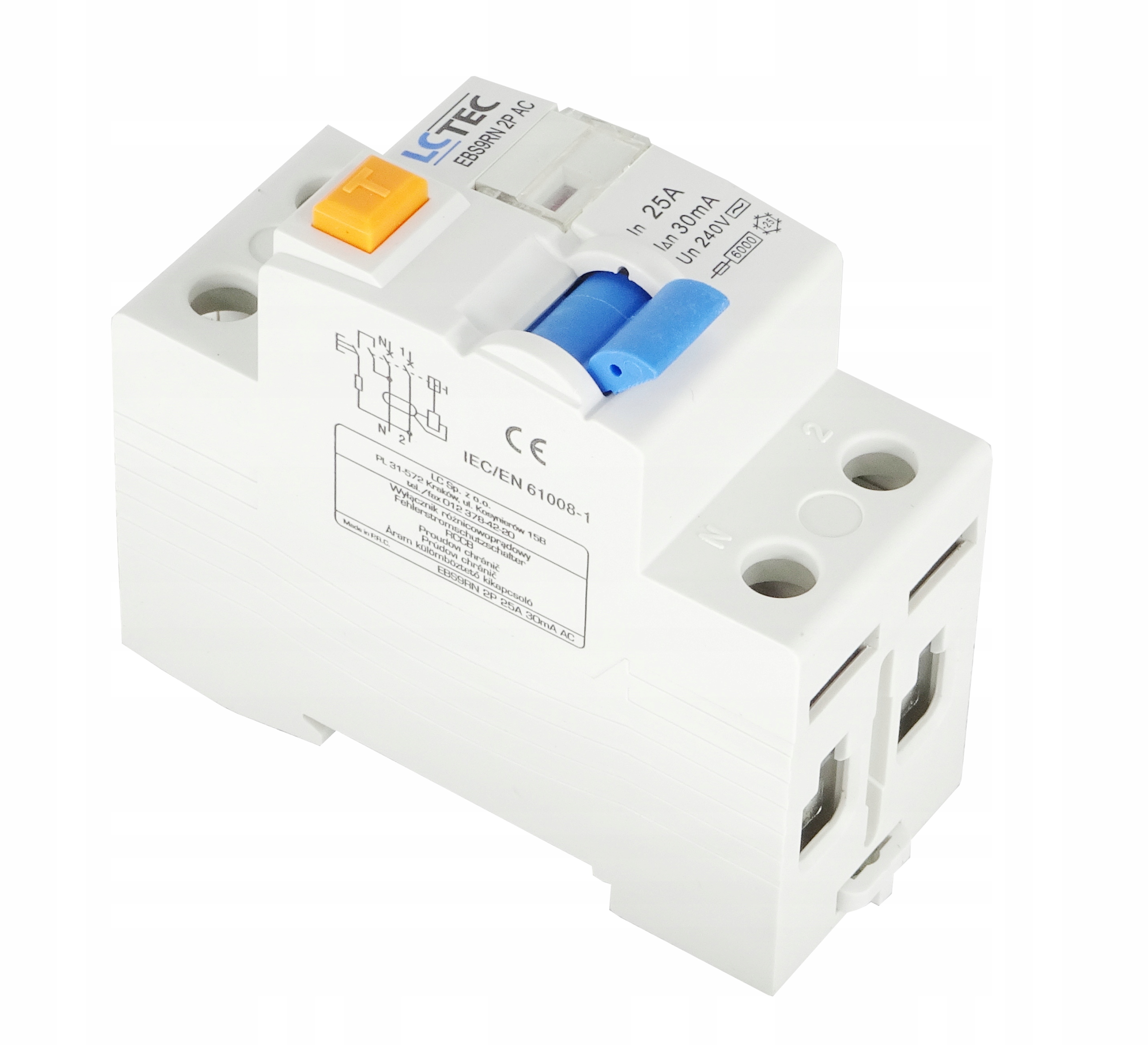 LC Tec 226 V IP20 25 A Prúdový chránič